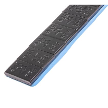 Čierne Lepené závažia pre hlinikové disky 12 x 5 g