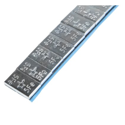 Hranaté lepené závažia pre hliníkové disky 12 x 5 g