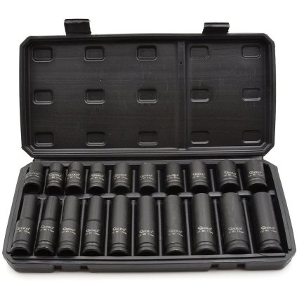 Sada dlhých a krátkych násad pre rázové uťahovače 1/2" 10-19 mm CR-MO G10517