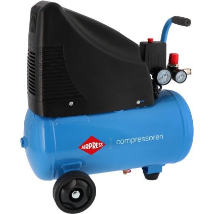 Bezolejový kompresor HLO 215-25 8 bar 1,5 KM 120 l / min 24 l AIRPRESS 36741-K1