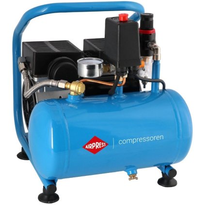 Bezolejový kompresor L 6-95 Tichý 8 bar 0,6 HP 48 l / min 5 l AIRPRESS