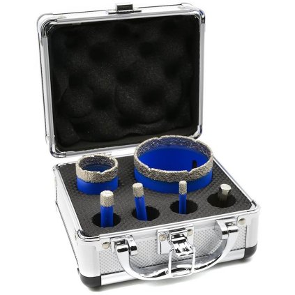 Sada diamantových vŕtacích koruniek na dlaždice 6-68mm 6ks. G65100