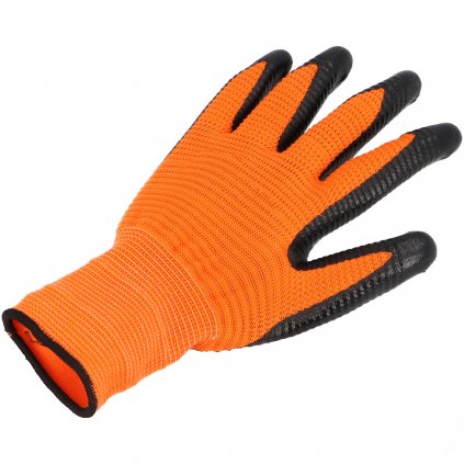 Rukavice ochranné PROTECT2U oranžové 9