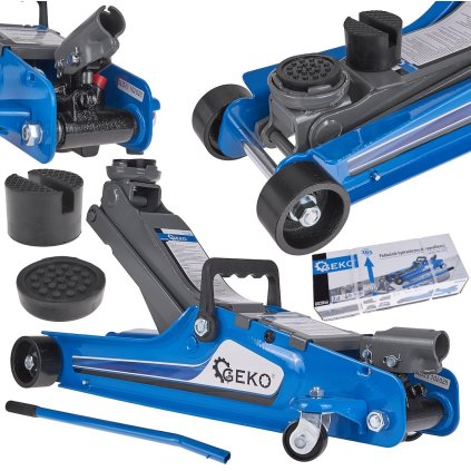 Pojazdný hydraulický, nízkoprofilový zdvihák 2,5T SMART+ guma G02046