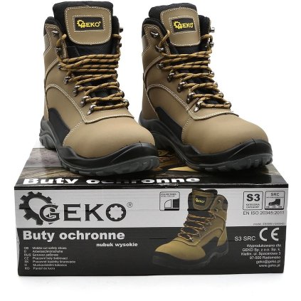 Bezpečnostná obuv model č. 7 nubuk vysoký S3 SRC Veľkosť: 39 G90542-39