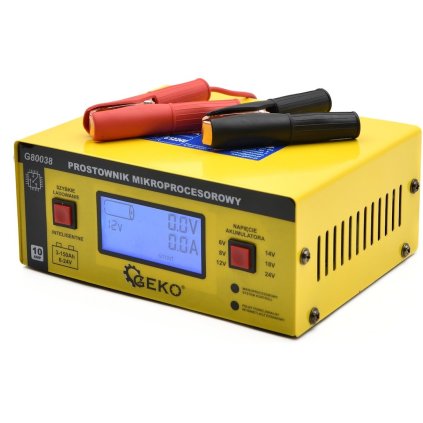 Nabíjačka autobatérii  LCD 6/12 / 24V GEKO