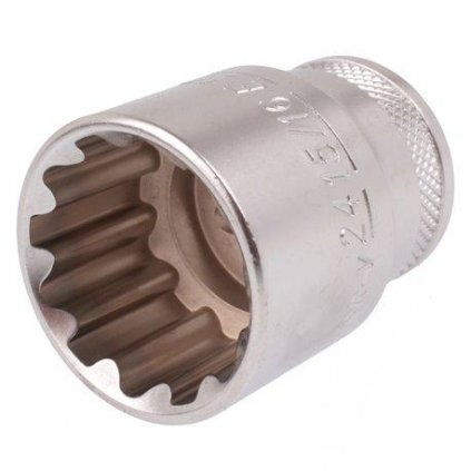 Nástrčná hlavica 1/2", 24 mm, 15/16", E30, 12-hran, krátka, CRV, HONIDRIVER