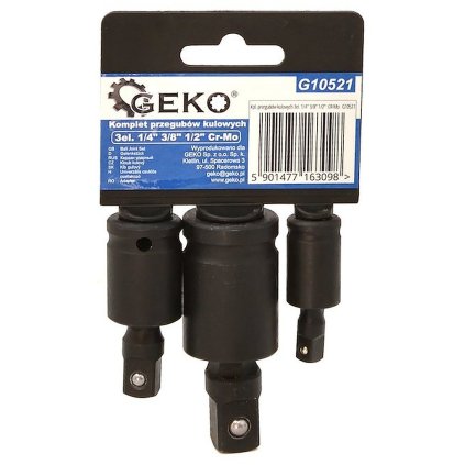 Sada guľových kĺbov 3ks. 1/4", 3/8", 1/2" G10521