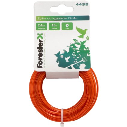 Žacie lanko pre krovinorez DUAL Hviezda 2,4 mm x 15 m E4498