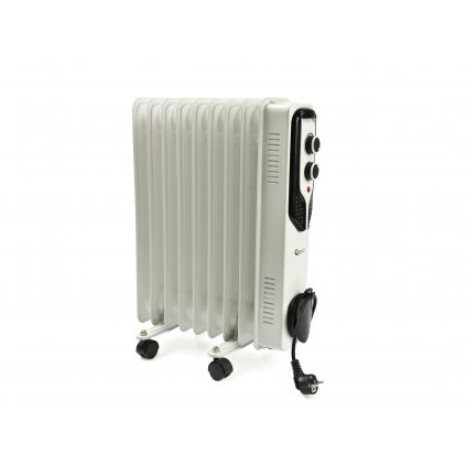 Olejový ohrievač s reguláciou a termostatom, 9- rebier, 2000W