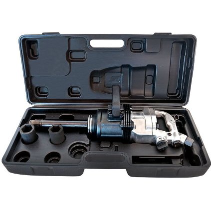 Rázový uťahovák 1" 2500 Nm 4500 obr./min 6 bar 800 l/min + 2 nástrčné kľúče 45404-P