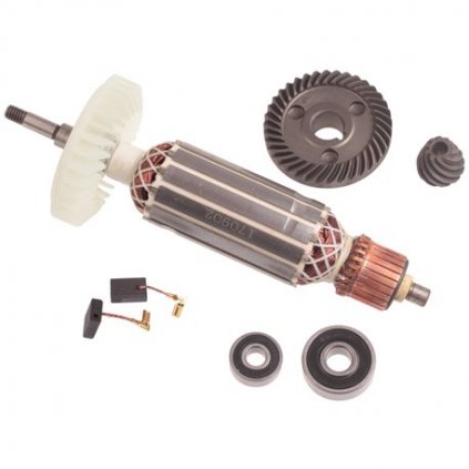 Sada rotor, uhlíky, ozubené súkolesie a ložiská pre MAKITA 9558N 9558HN