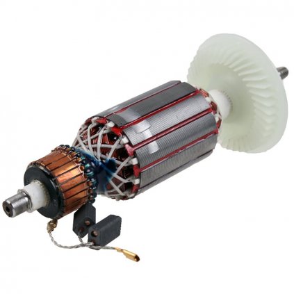 Sada rotor a uhlíky pre uhlovú brúsku Bosch GWS 6-125, 115E, 115