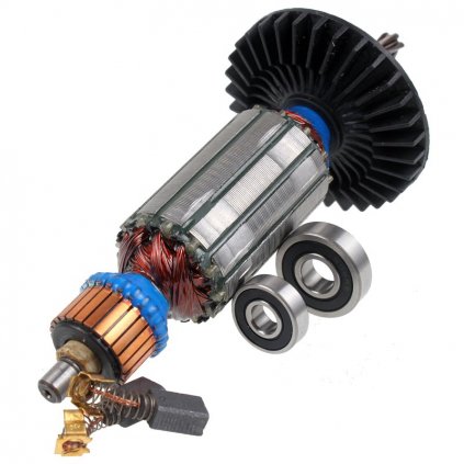 Sada rotor, uhlíky a ložiská pre vŕtačku Makita HR 2440, H 2450