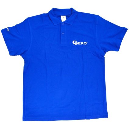 Modré tričko Geko L Polo Q00009