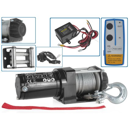 Elektrický lanový naviják Výkon 900 W Nosnosť 1134 kg Lano 12 m G81702