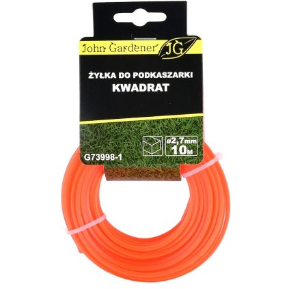 Žacie lanko pre krovinorez Štvorcové 2,7 mm x 10 m G73998-1