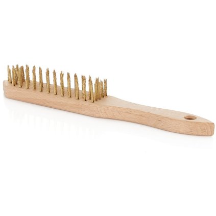 Drôtená kefa na hrdzu Drevená 5 radov G00622