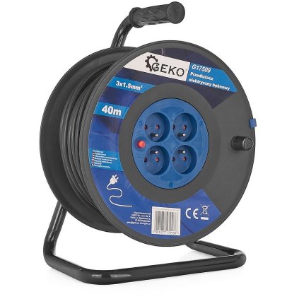 Elektrický navijak predlžovací kábel 3x1,5mm2 40m G17509