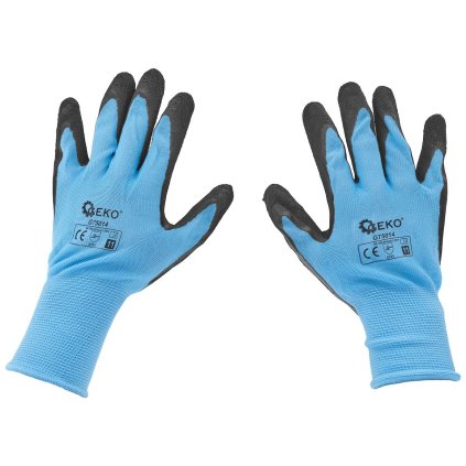 Potiahnuté ochranné rukavice veľkosť 11 – modré G75014