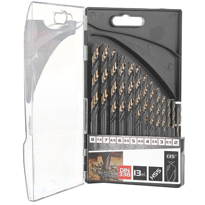 HSS sada vrtákov do kovu 2,0-8,0mm 13 kusov. (15/60) T02000