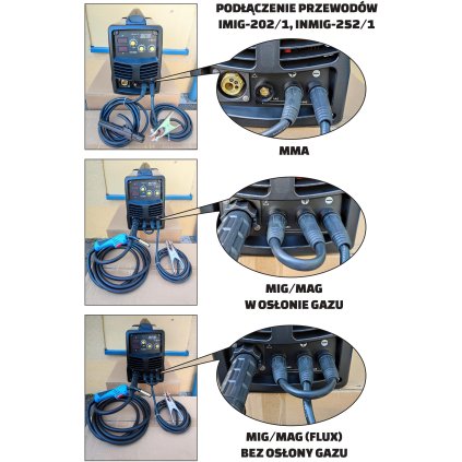 Poloautomatická zváracia súprava s prilbou INMIG-202/1 540.202_1