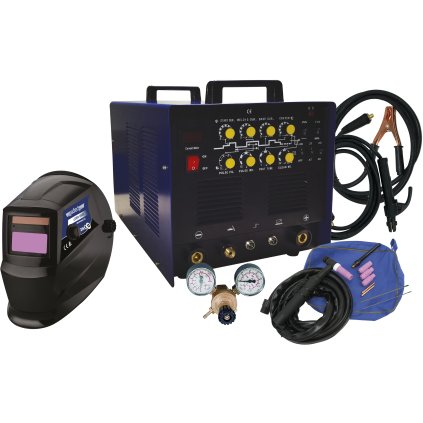Set: Invertorová zváračka so samostmievacou prilbou TIG AC/DC-200 PULSE 520.200_1
