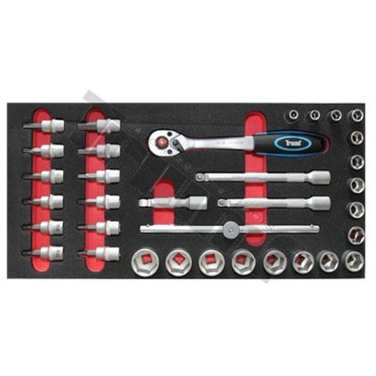 Modul 3/8" gola sada, 6hran, plná verzia, 34 dielny T37951