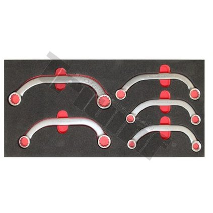 Modul "banánových" kľúčov 10x11 až 18x19 mm, 5 dielny T37994