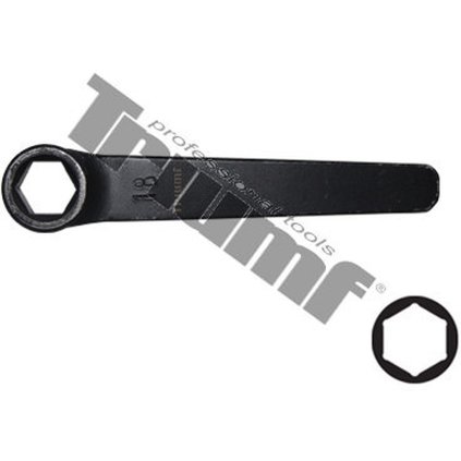 Kľúč úderový očkový jednostranný 18 mm, kovaný, ručný, 6 hran T39313