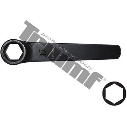 Kľúč úderový očkový jednostranný 17 mm, kovaný, ručný, 6-hran T42378