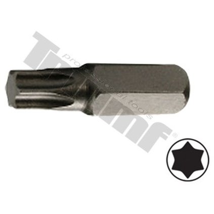 Bit Torx nevŕtaný, 8 mm (5/16") driek, dĺžka 30 mm - T45 T2308