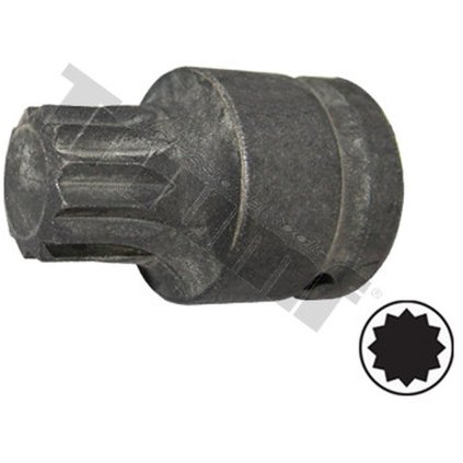 Nadstavec XZN M24 v 3/4" hlavici, nevŕtaná, celková l 60mm, tvrdený CrMo materiál T37398
