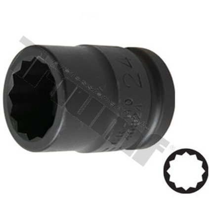 Hlavica kovaná 3/4" profil 12-hran - 24 mm T4801
