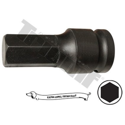 Nadstavec inbus v 3/4" hlavici, celková dĺžka 80mm, tvrdený CRMO materiál - 22 mm T39164