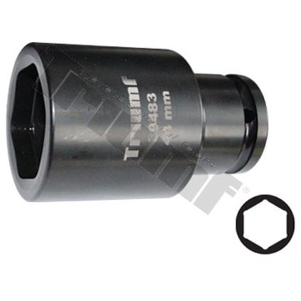 Nástrčná hlavica na guľový čap 3/4" 44mm, 6-hran, krátka, CR-MO