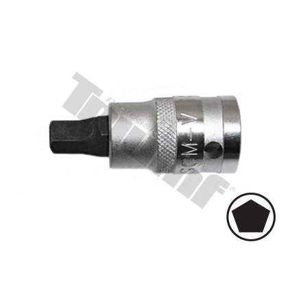 Nástavec 1/2" päťhranný na brzdy, S2 oceľ - 10 mm