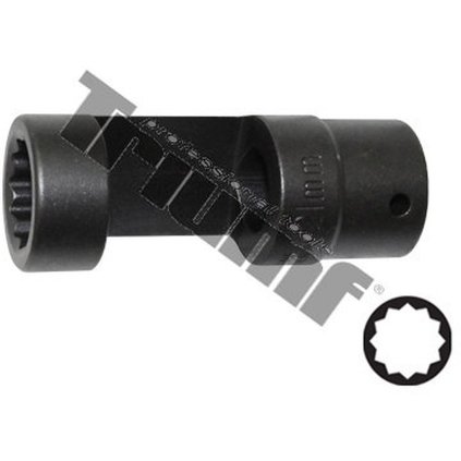 Hlavica na vstrekovače  21mm x 85mm s otvorom zboku. 12 hran,Vstup 1/2",CrMO. Vozidlá KIA, Ford T26412