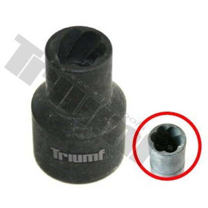 Hlavica na poškodené skrutky 1/2" vstup - 16 mm T25504