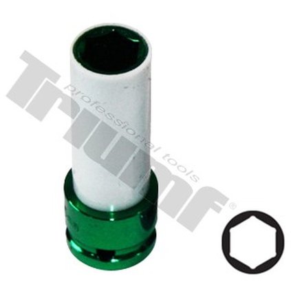 Hlavica tvrdená s plast. ochranou 1/2" vstup - 15 mm T23296