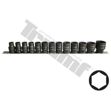 Sada kovaných hlavíc 1/2" vstup , 14dielna T38768
