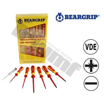 Sada 2K VDE skrutkovačov PD + PL, 7 - dielna T32611