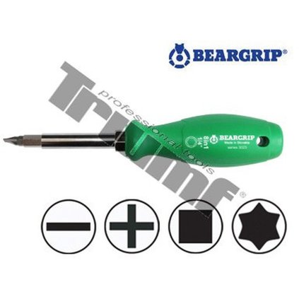 Skrutkovač prestaviteľný 8v1, séria 3023, 1K, 85 mm, zelený T39551