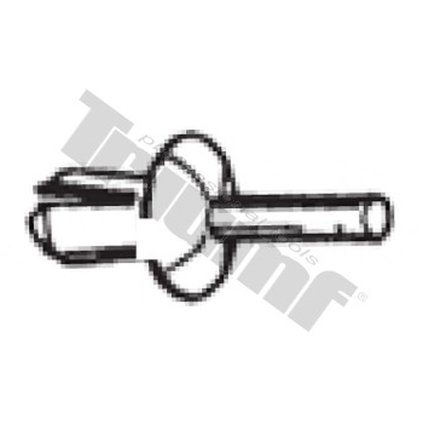 Klipsa s roztláčacím driekom 3,5 x 8,2 mm T7919