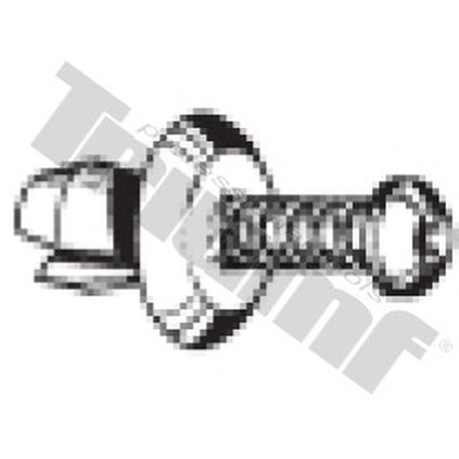 Klipsa so závrtnou skrutkou 6,2 x 11,5 mm T7928
