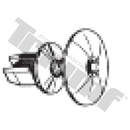 Klipsa so závrtnou skrutkou 8,5 x 8,5 x 15,0 mm T7933