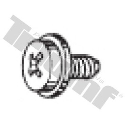 Skrutka M 5 x 9,0 mm polguľatá PH T7902