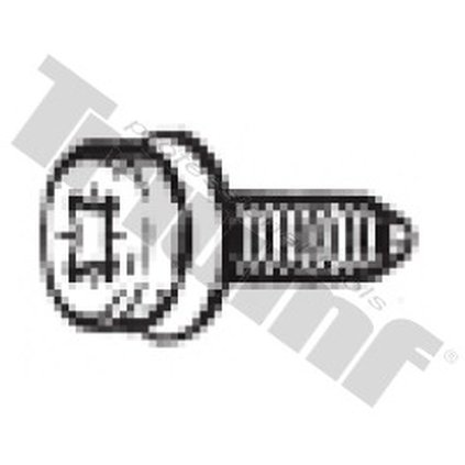 Skrutka M 5 x 14,0 mm polguľatá PH T7903