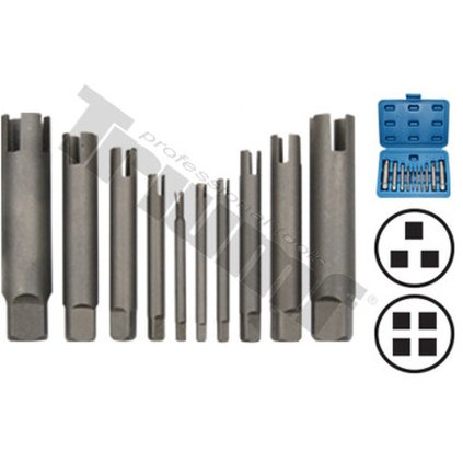 Prípravky pre demontáž zalomených závitníkov M5,M6,M8,M10-3 čeluste,M12,M14,M16,M20,M22-4 čeluste T44137