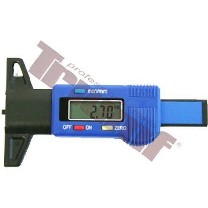 Digitálny merač hĺbky dezénu pneumatík, rozsah 0 - 28 mm T24225